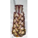Ručně řezaná svíčka 20cm