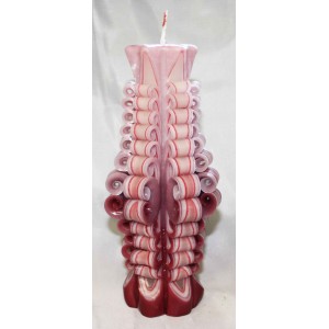 Ručně řezaná svíčka 20cm