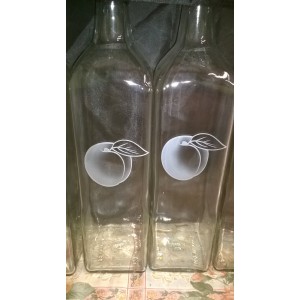 Lahev 0,5l pískovaná meruňka
