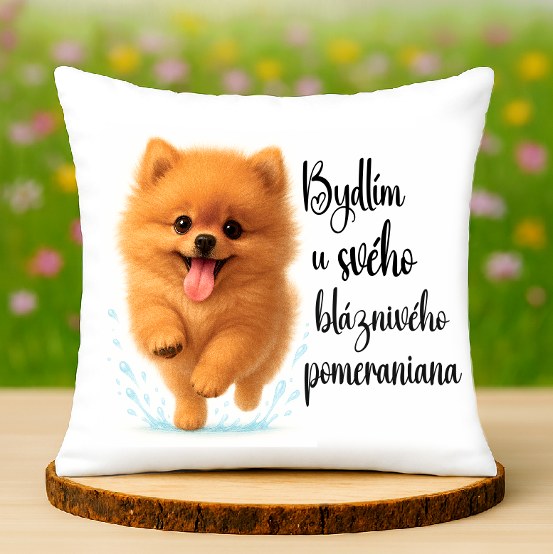 Polštáře s bláznivými pejsky