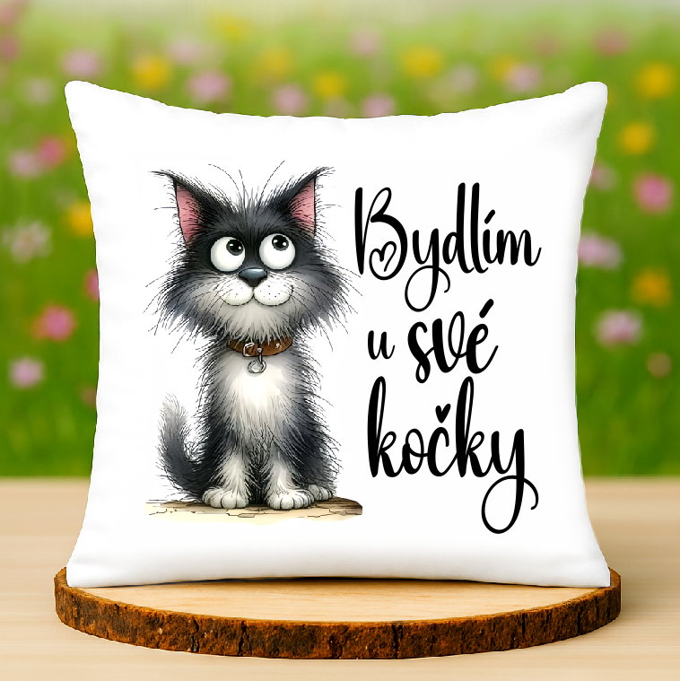 Polštáře s kočičími motivy