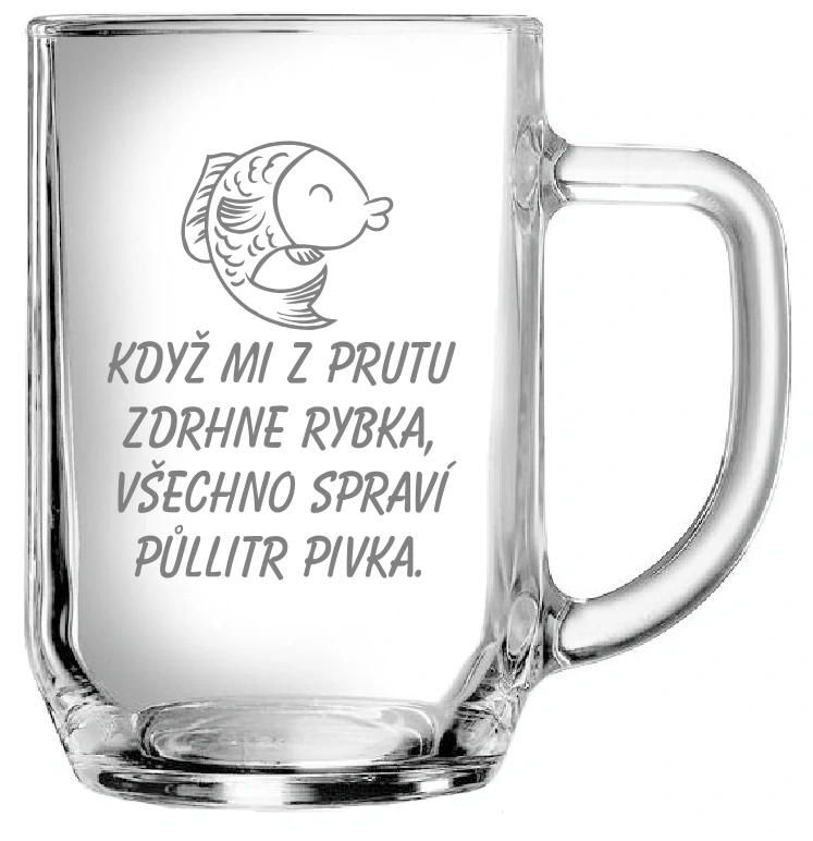 Půllitr Rybář