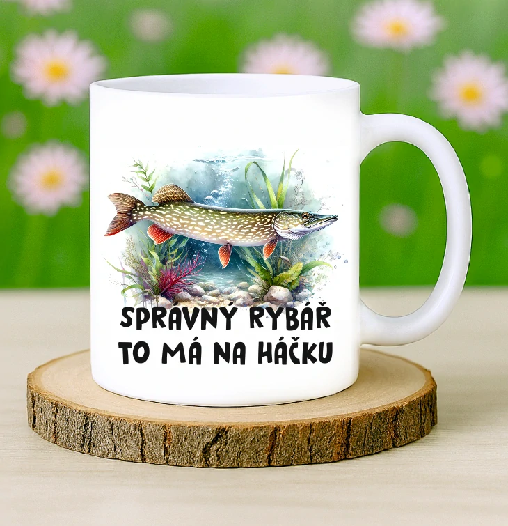 Hrneček pro rybáře Štika