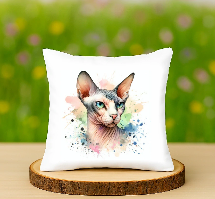 Polštář Sphynx kočka