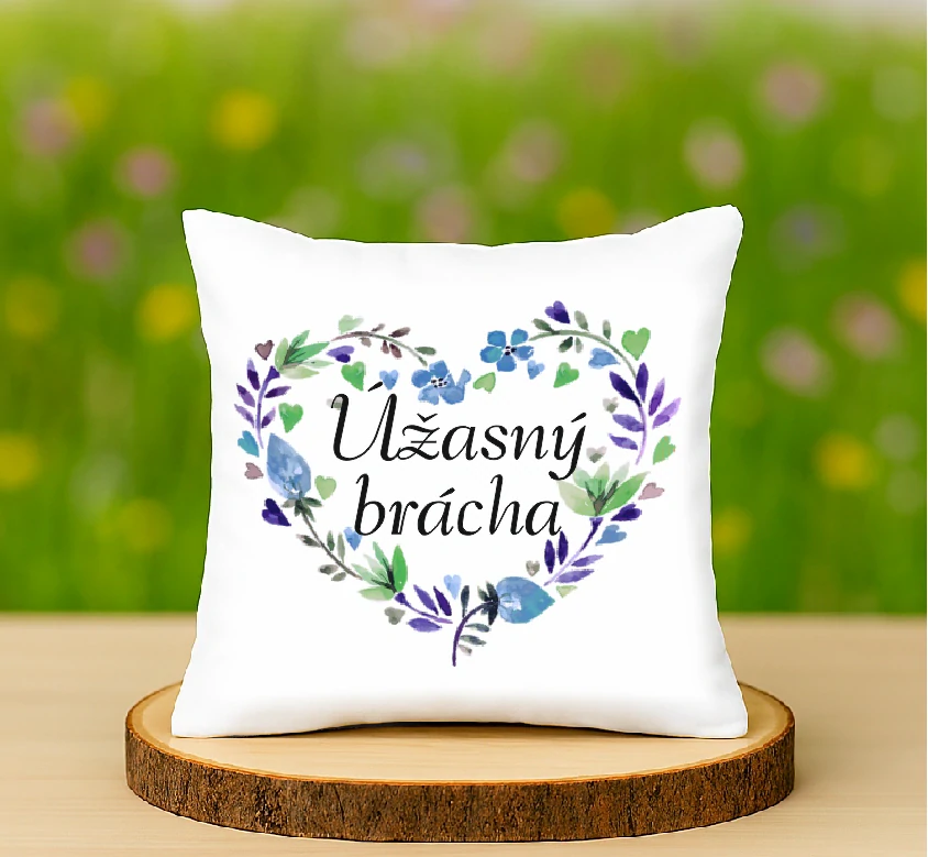 Polštář Úžasný brácha