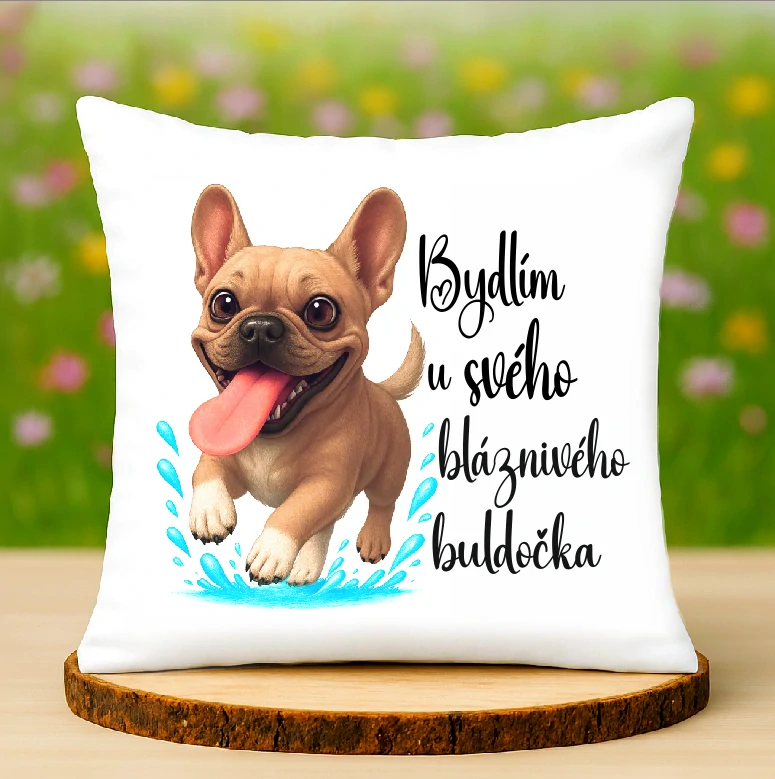 Polštář Francouzský buldoček