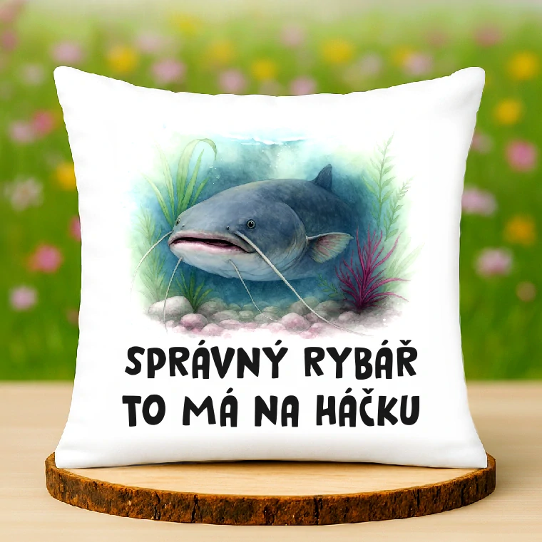 Polštář Sumec rybář