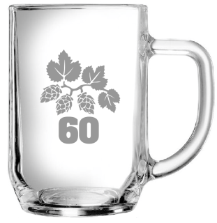 Půllitr s číslem 60