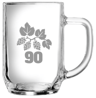 Půllitr s číslem 90