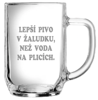 Půllitr Lepší pivo v žaludku...