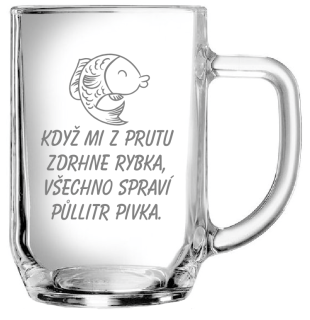 Půllitr Rybář