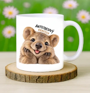 Antistresový hrnek Klokan quokka