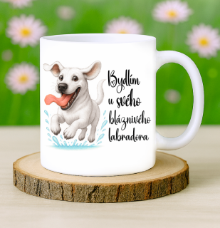 Hrneček Labrador bílý