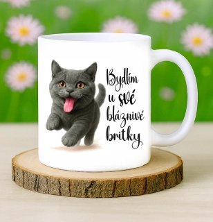 Hrneček Britská modrá kočka