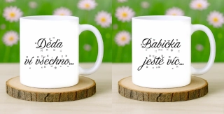 Hrnečky duo babička+dědeček