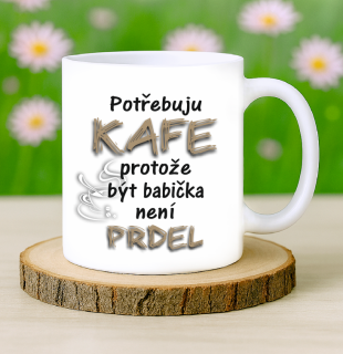 Hrneček Piju kafe - babička