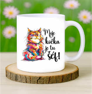 Hrneček Moje kočka je tu šéf