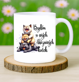 Hrneček Bydlím u svých bláznivých koček