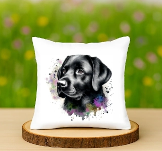Polštář Labrador černý