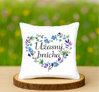 Polštář Úžasný brácha