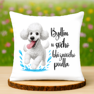 Polštář Pudl bílý