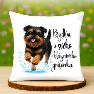 Polštář Bruselský grifonek