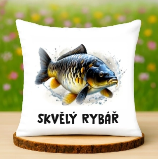 Polštář Kapr rybář